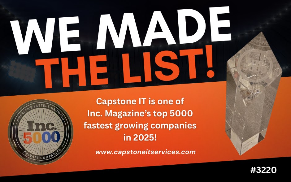 Capstone IT of Palm Beach Gardens Named to the 2025 Inc. 5000 List of Fastest Growing Private Companies