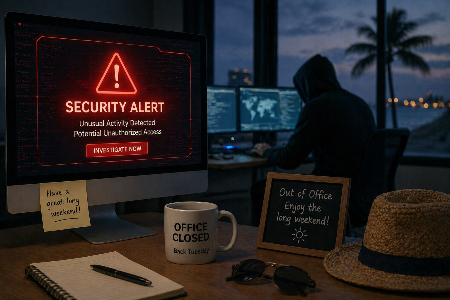While You’re Out of Office, Cybercriminals Are Just Getting Started